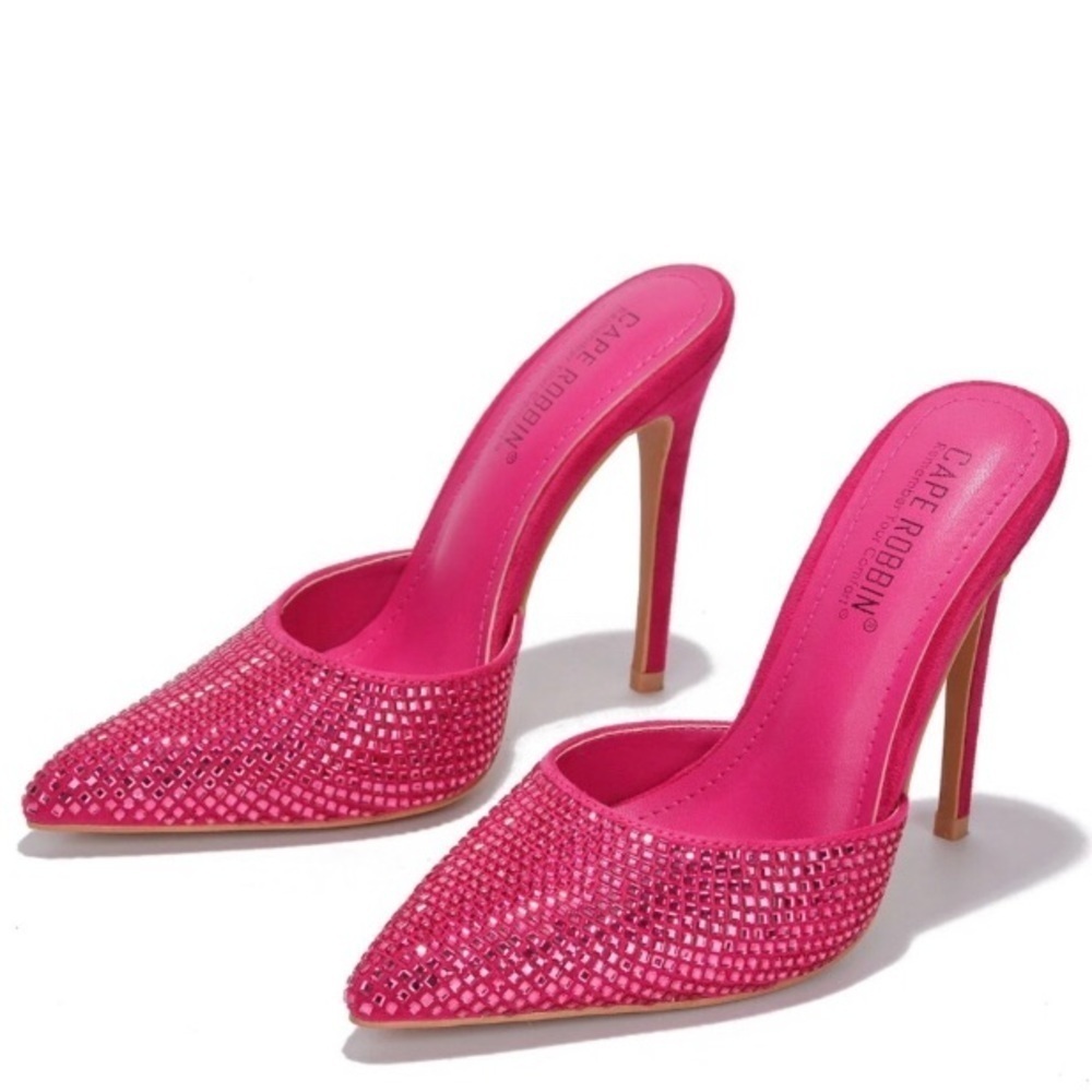 Cape Robbin Gorgeous Fuchsia Pink High Heels By Cape Robbin